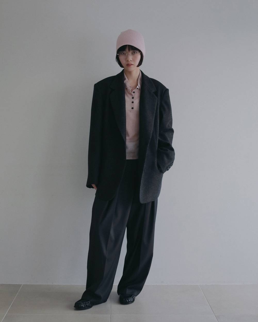 Sheer Polo Knit Sheer Polo Knit,シアー ポロ ニット,62620508,トップス,ニットポロトップス,ànuke,アンヌーク,lifes,ライフズ,26ss,26fall,26aw