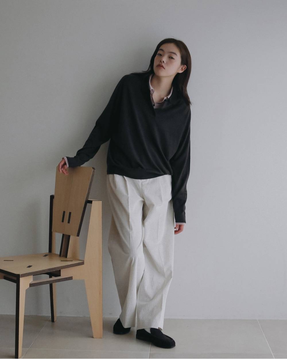 Sheer Polo Knit Sheer Polo Knit,シアー ポロ ニット,62620508,トップス,ニットポロトップス,ànuke,アンヌーク,lifes,ライフズ,26ss,26fall,26aw
