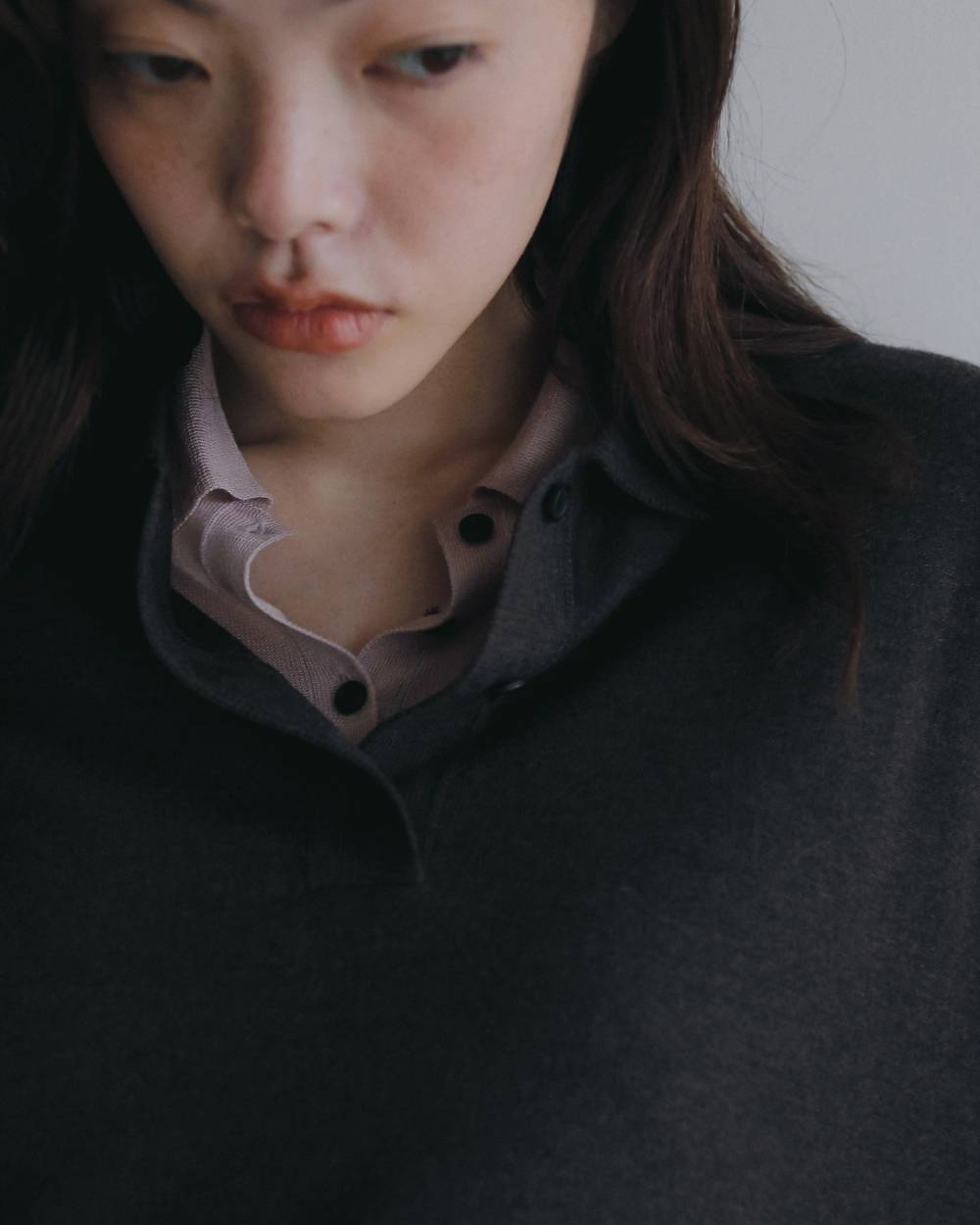 Sheer Polo Knit Sheer Polo Knit,シアー ポロ ニット,62620508,トップス,ニットポロトップス,ànuke,アンヌーク,lifes,ライフズ,26ss,26fall,26aw