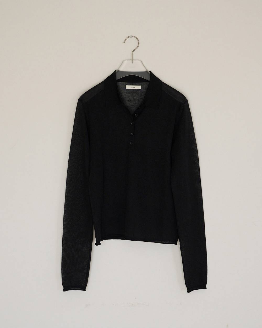 Sheer Polo Knit Sheer Polo Knit,シアー ポロ ニット,62620508,トップス,ニットポロトップス,ànuke,アンヌーク,lifes,ライフズ,26ss,26fall,26aw