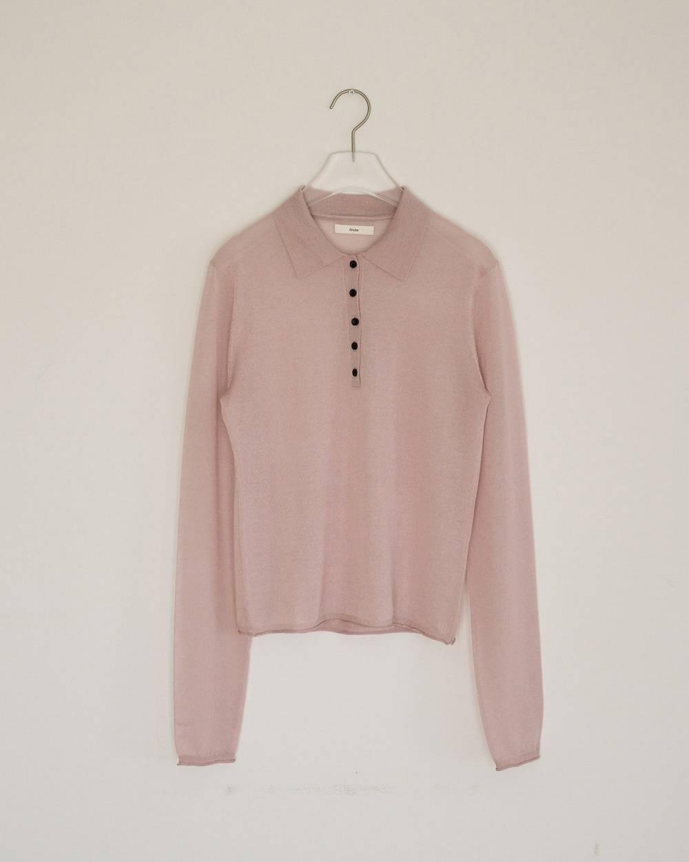 Sheer Polo Knit Sheer Polo Knit,シアー ポロ ニット,62620508,トップス,ニットポロトップス,ànuke,アンヌーク,lifes,ライフズ,26ss,26fall,26aw