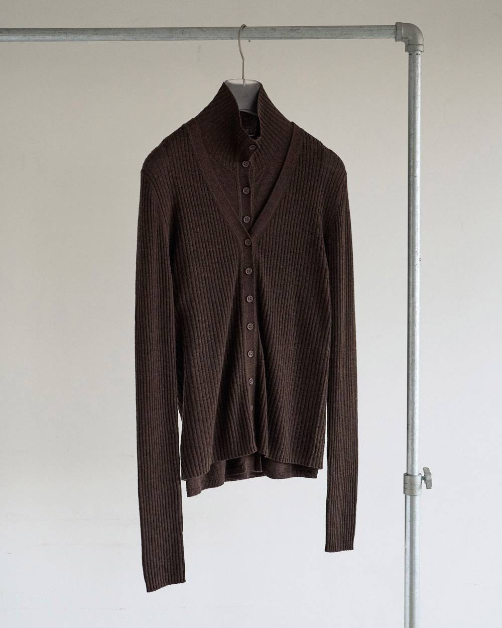 Layered Highneck Knit Layered Highneck Knit,レイヤード ハイネック ニット,62620512,トップス,ニット,レイヤード,ànuke,アンヌーク,lifes,ライフズ,26ss,26fall,26aw