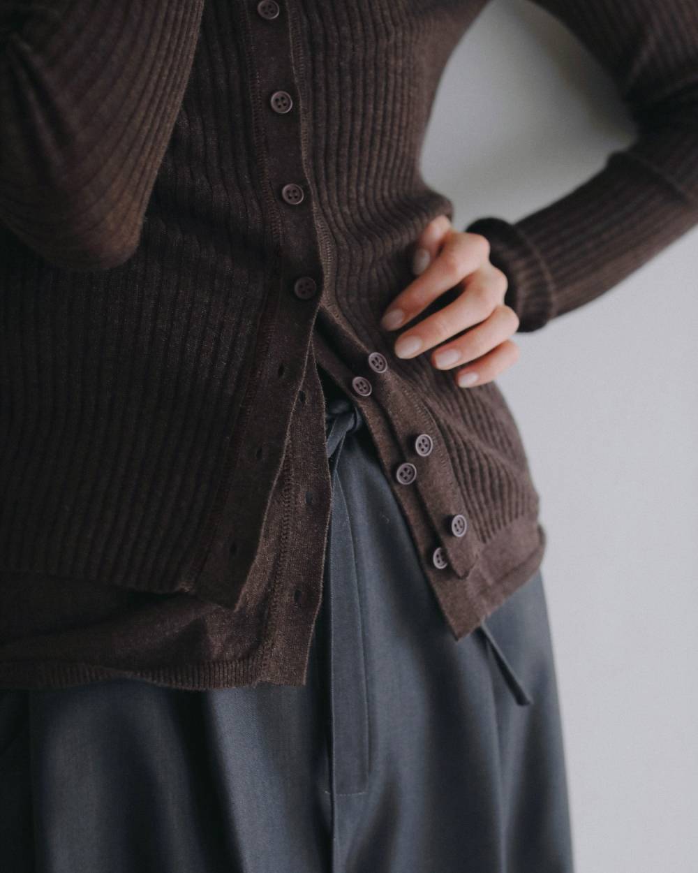 Layered Highneck Knit Layered Highneck Knit,レイヤード ハイネック ニット,62620512,トップス,ニット,レイヤード,ànuke,アンヌーク,lifes,ライフズ,26ss,26fall,26aw