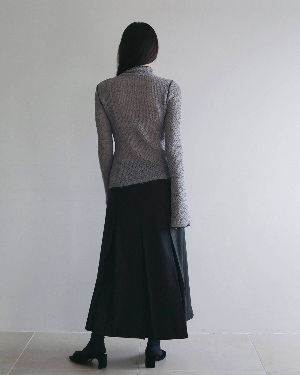 Piping Scarf Knit Piping Scarf Knit,パイピング スカーフ ニット,62620514,トップス,ニット,ニットトップス,ànuke,アンヌーク,lifes,ライフズ,26ss,26fall,26aw
