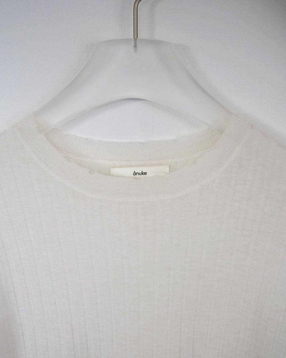 Wool Damege Tops Wool Damege Tops,ウール ダメージ トップス,62620516,トップス,ニット,ウール,ànuke,アンヌーク,lifes,ライフズ,26ss,26fall,26aw
