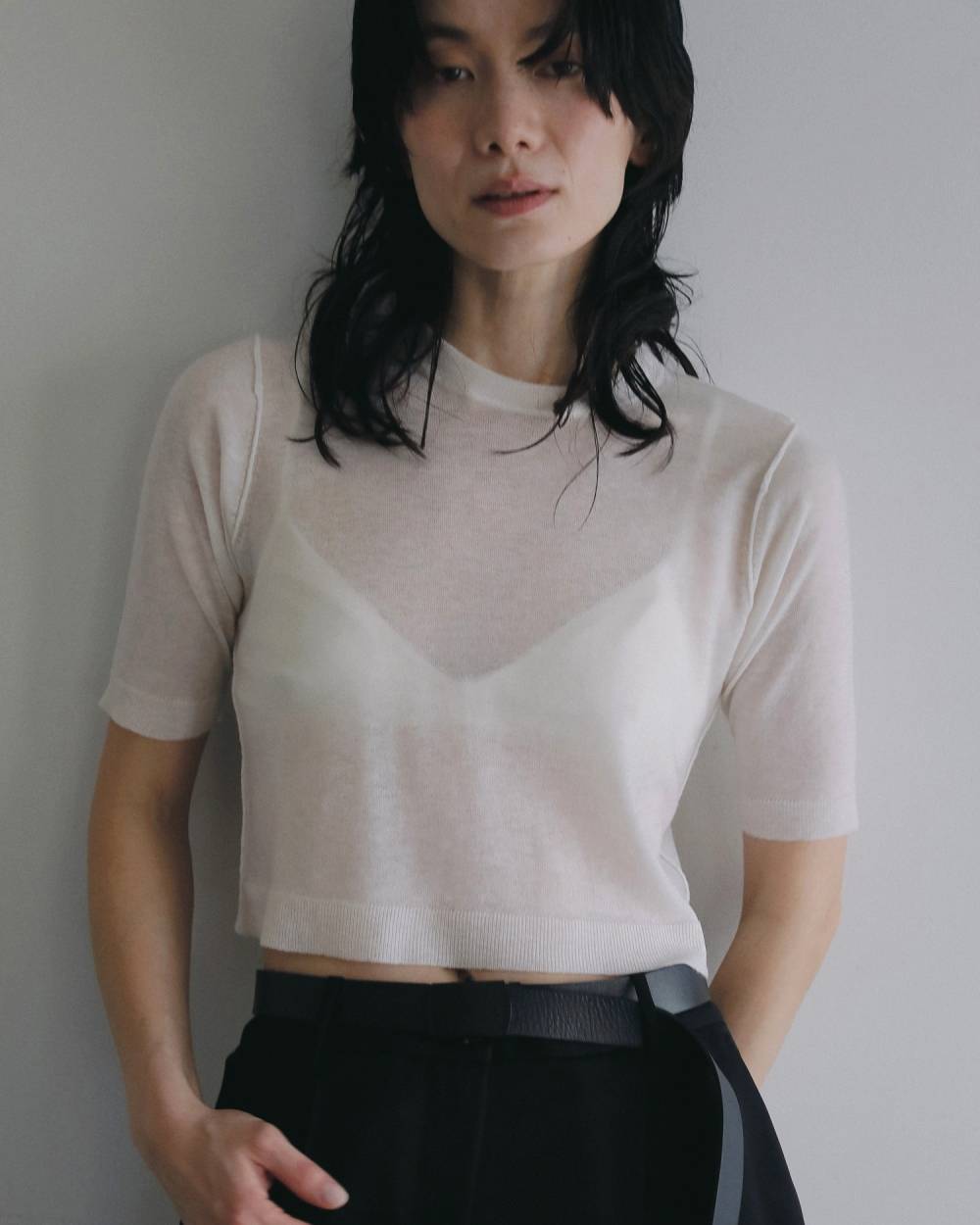 Wool Knit T-shirts Wool Knit T-shirts,ウール ニット Tシャツ,62620518,トップス,ニット,ニットトップス,ウールTシャツ,半袖,ànuke,アンヌーク,lifes,ライフズ,26ss,26fall,26aw