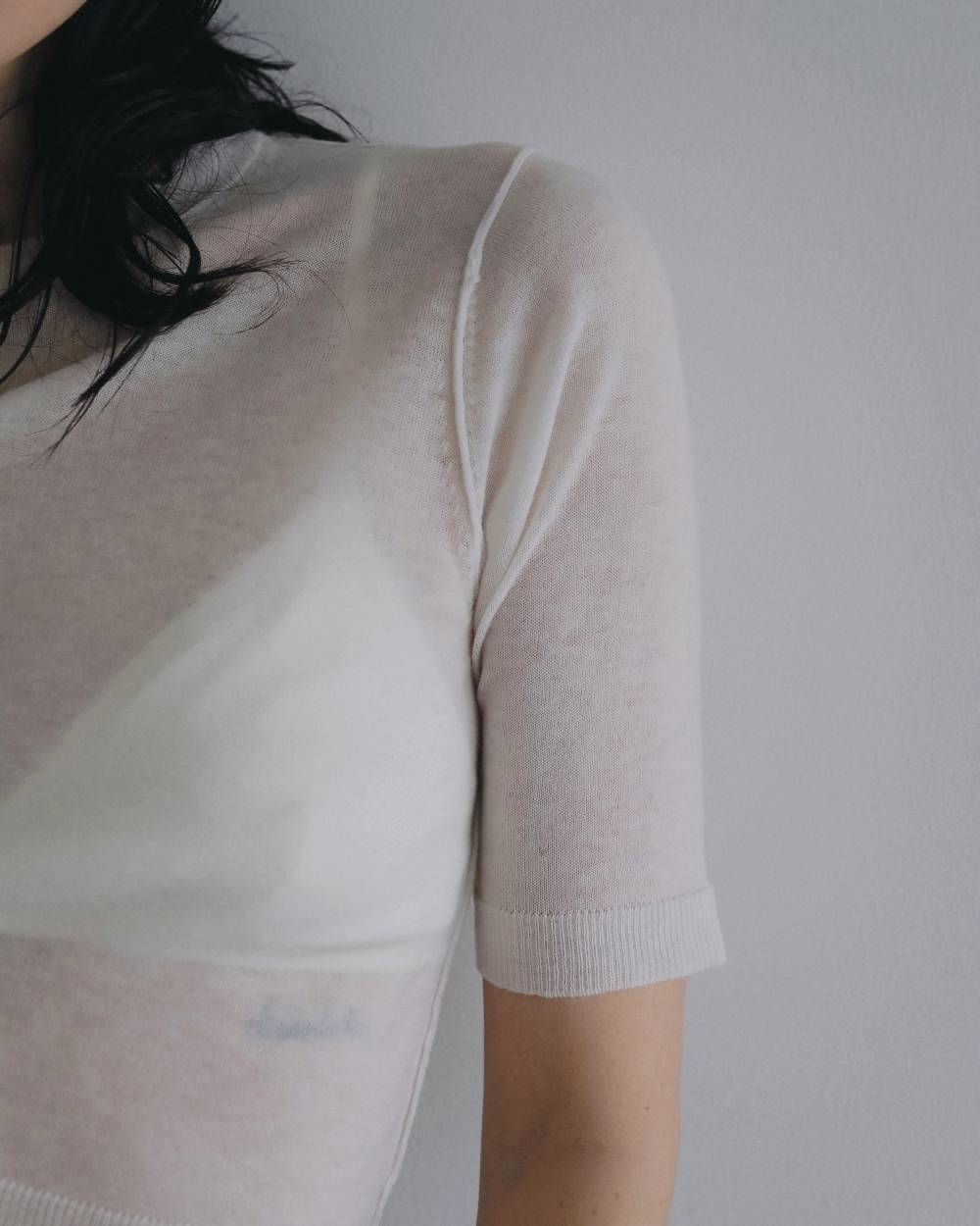 Wool Knit T-shirts Wool Knit T-shirts,ウール ニット Tシャツ,62620518,トップス,ニット,ニットトップス,ウールTシャツ,半袖,ànuke,アンヌーク,lifes,ライフズ,26ss,26fall,26aw