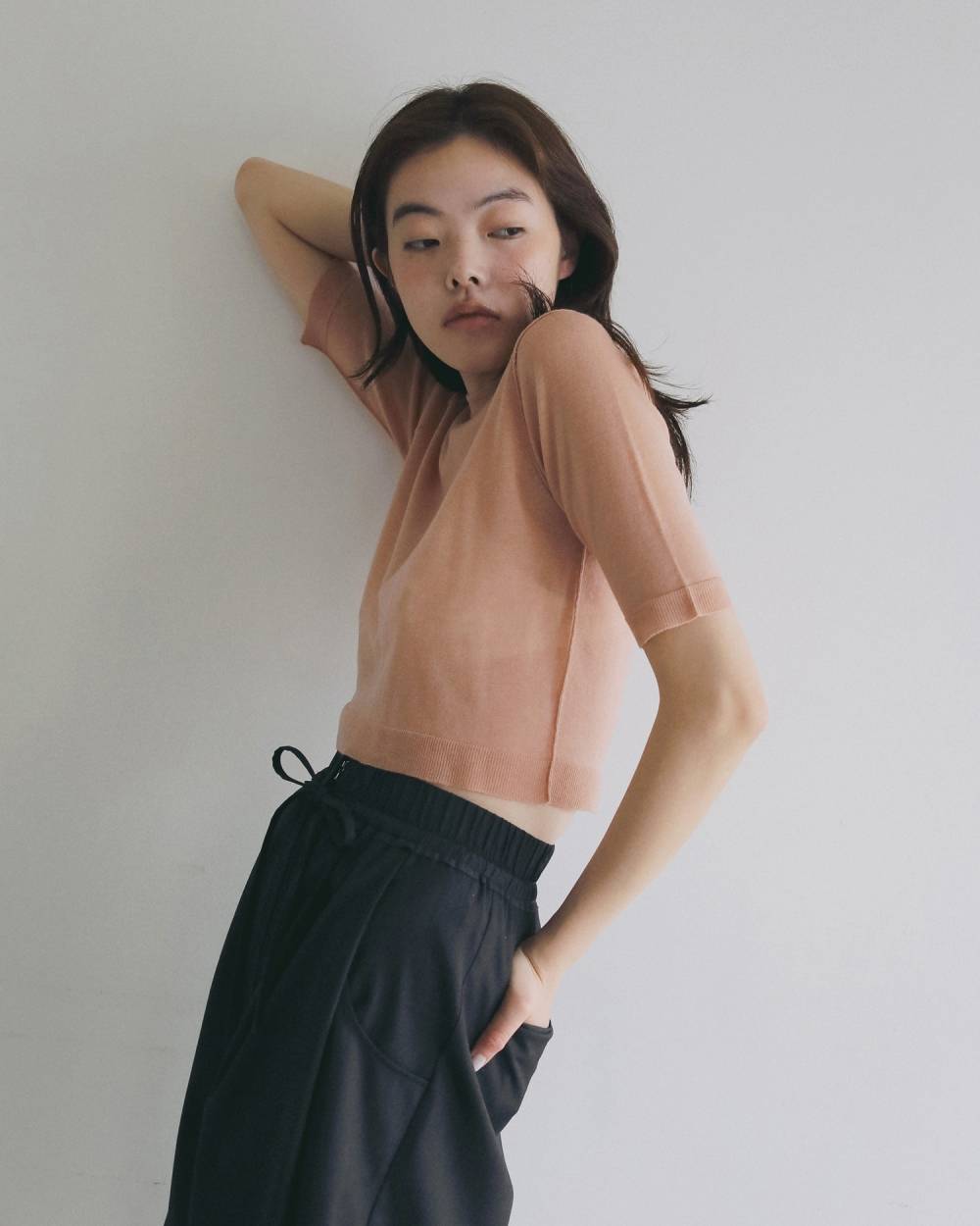 Wool Knit T-shirts Wool Knit T-shirts,ウール ニット Tシャツ,62620518,トップス,ニット,ニットトップス,ウールTシャツ,半袖,ànuke,アンヌーク,lifes,ライフズ,26ss,26fall,26aw