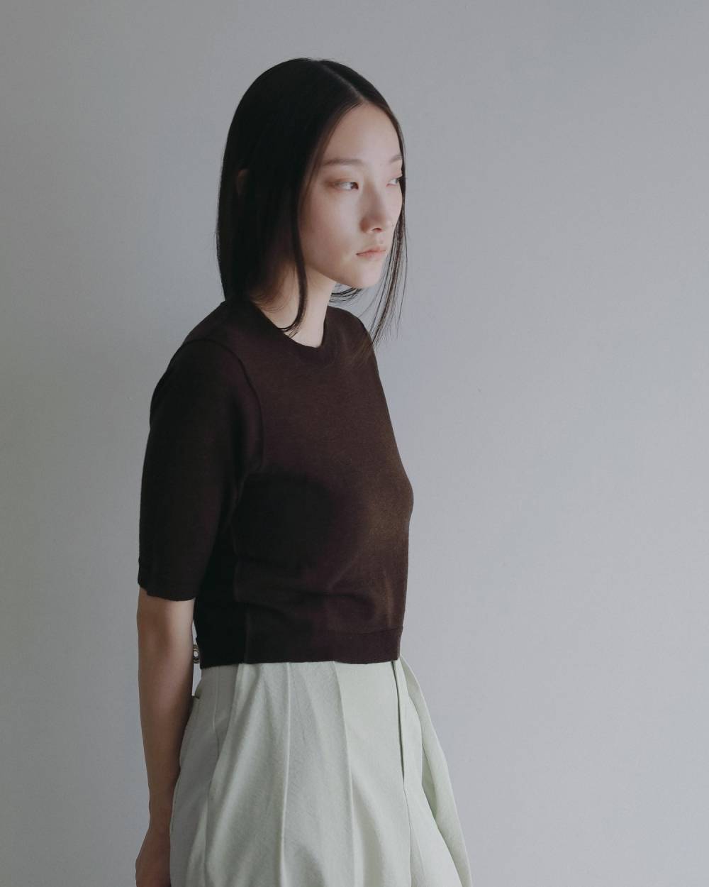 Wool Knit T-shirts Wool Knit T-shirts,ウール ニット Tシャツ,62620518,トップス,ニット,ニットトップス,ウールTシャツ,半袖,ànuke,アンヌーク,lifes,ライフズ,26ss,26fall,26aw