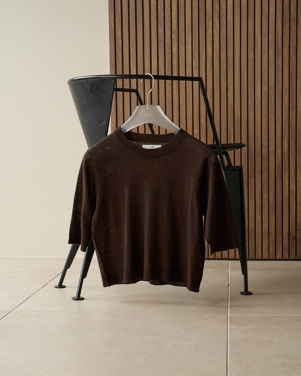 Wool Knit T-shirts Wool Knit T-shirts,ウール ニット Tシャツ,62620518,トップス,ニット,ニットトップス,ウールTシャツ,半袖,ànuke,アンヌーク,lifes,ライフズ,26ss,26fall,26aw
