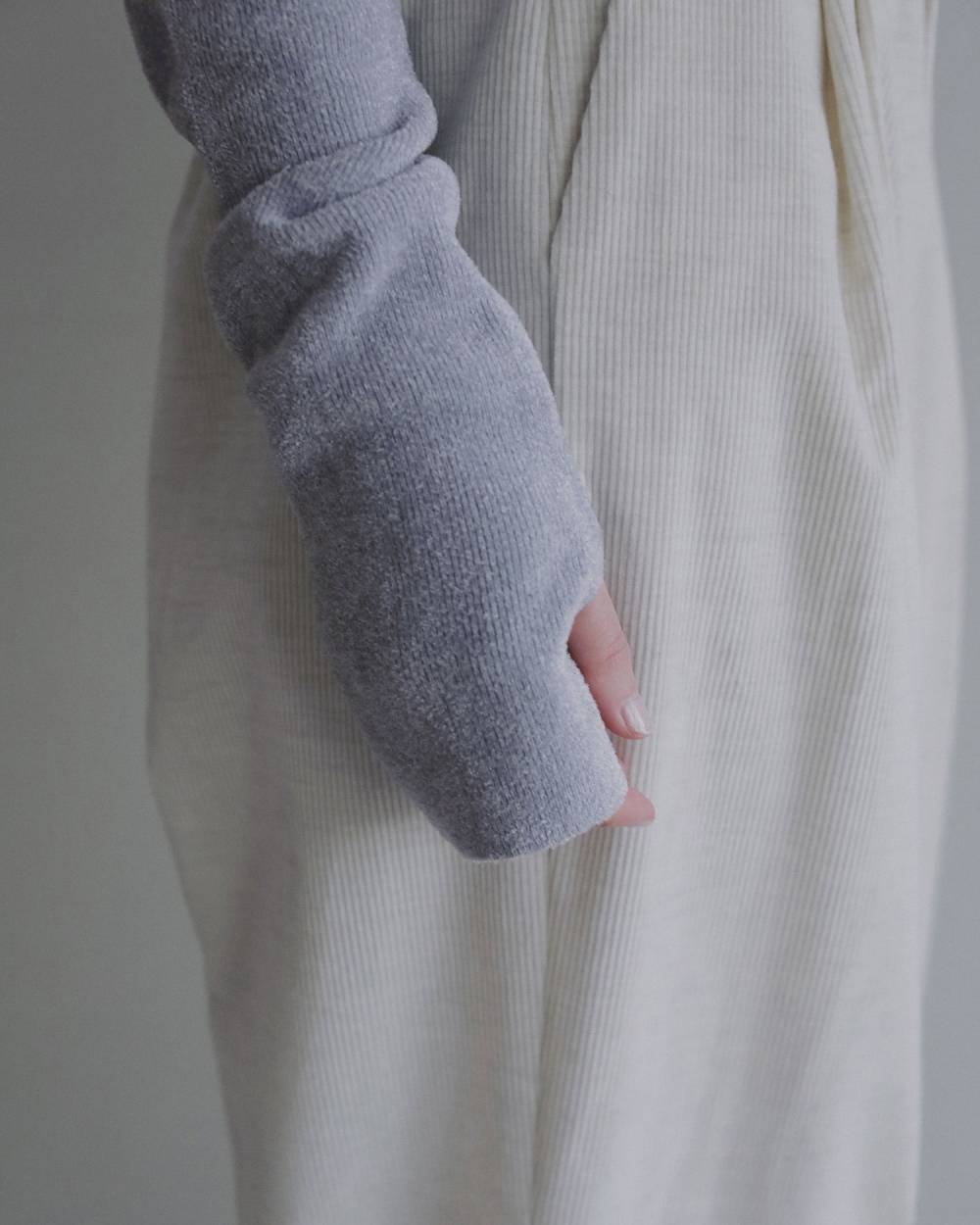 Crewneck Velour Knit Crewneck Velour Knit,クルーネック べロア ニット,62620519,トップス,ニット,ベロア,ニットトップス,ànuke,アンヌーク,lifes,ライフズ,26ss,26fall,26aw