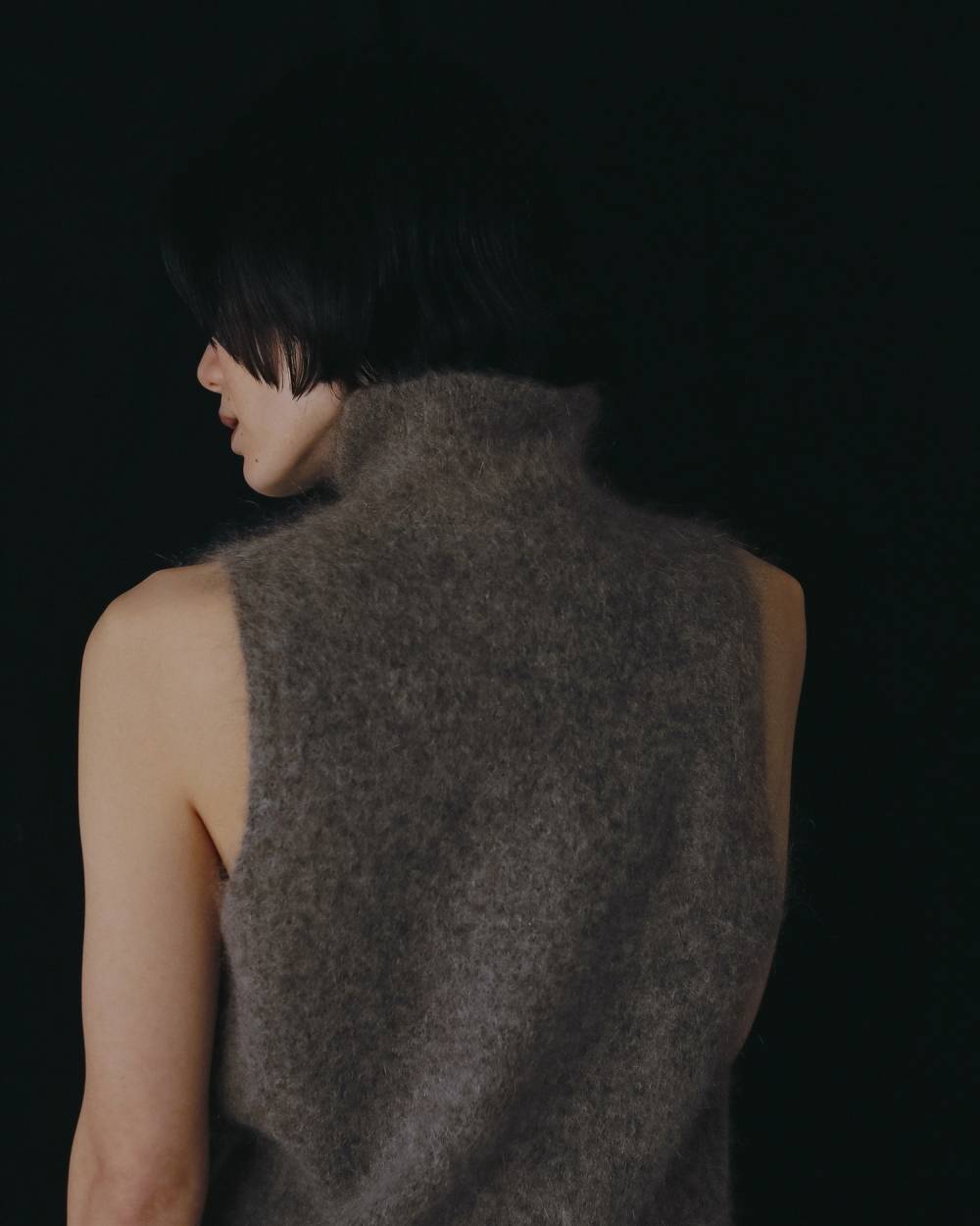 Sleeveless Mohair Knit Sleeveless Mohair Knit,スリーブレス モヘア ニット,62620520,トップス,ニット,ニットトップス,ノースリ,ノースリーブ,ハイネック,ànuke,アンヌーク,lifes,ライフズ,26ss,26fall,26aw