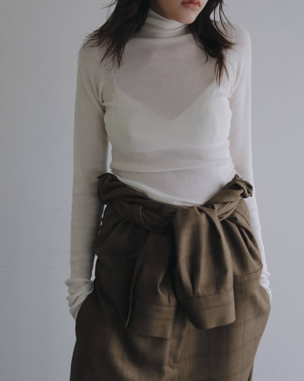 Wholegarment Wool Turtle Wholegarment Wool Turtle,ホールガーメント ウール タートル,62620524,トップス,タートル,ニットタートルトップス,ニット,ウール,ànuke,アンヌーク,lifes,ライフズ,26ss,26fall,26aw