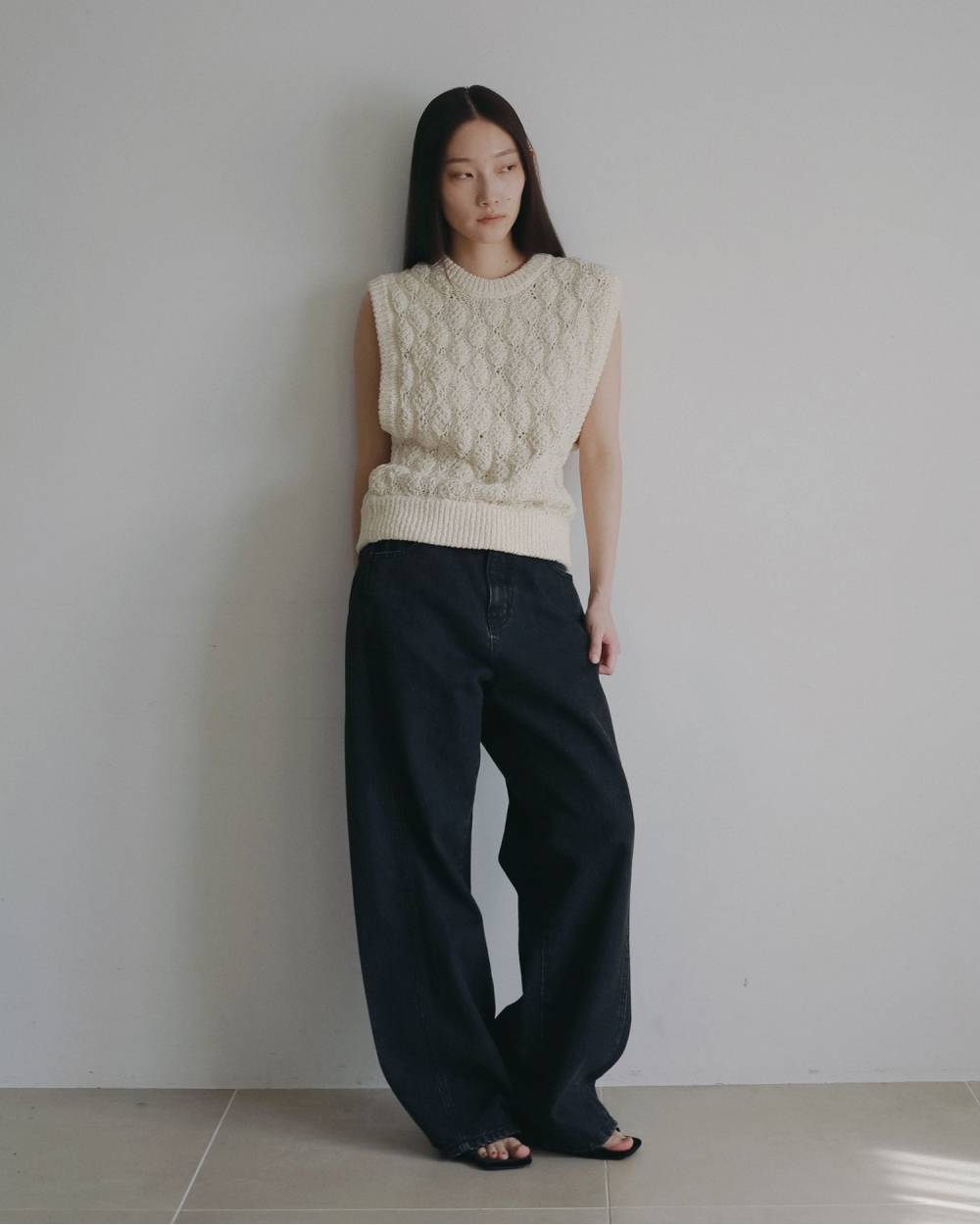Slub Pattern Vest Slub Pattern Vest,スラブ パターン ベスト,62620526,トップス,ベスト,ニットベスト,ànuke,アンヌーク,lifes,ライフズ,26ss,26fall,26aw