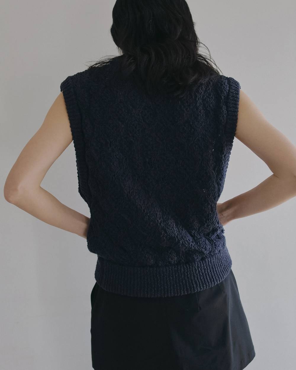 Slub Pattern Vest Slub Pattern Vest,スラブ パターン ベスト,62620526,トップス,ベスト,ニットベスト,ànuke,アンヌーク,lifes,ライフズ,26ss,26fall,26aw