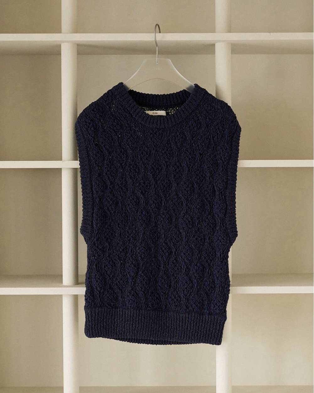 Slub Pattern Vest Slub Pattern Vest,スラブ パターン ベスト,62620526,トップス,ベスト,ニットベスト,ànuke,アンヌーク,lifes,ライフズ,26ss,26fall,26aw