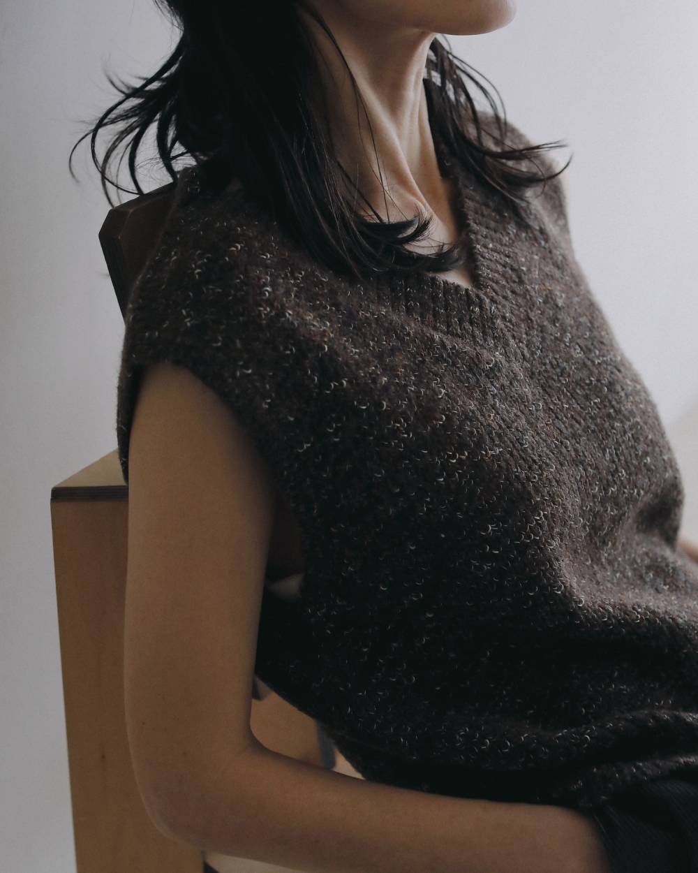 Nep Knit Vest Nep Knit Vest,ネップ ニット ベスト,62620529,トップス,ニット,ベスト,ニットベスト,ànuke,アンヌーク,lifes,ライフズ,26ss,26fall,26aw