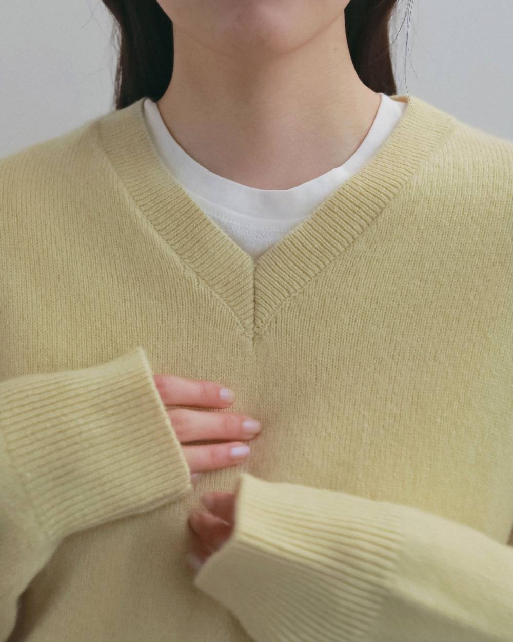Wool Vneck Knit Wool Vneck Knit,ウール Vネック ニット,62620530,トップス,ニット,ニットトップス,ànuke,アンヌーク,lifes,ライフズ,26fall,26aw