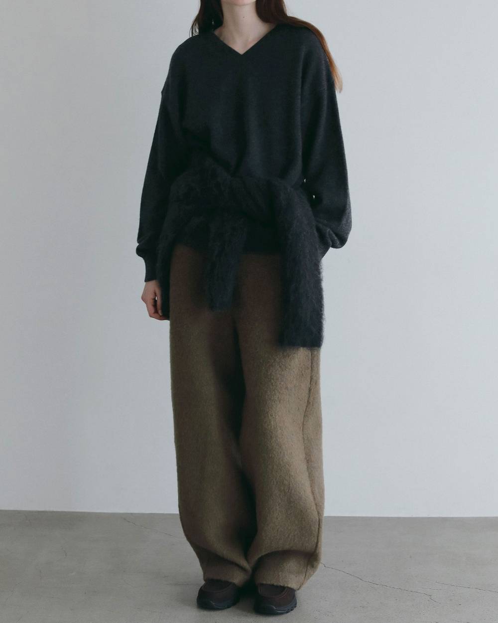 Wool Vneck Knit Wool Vneck Knit,ウール Vネック ニット,62620530,トップス,ニット,ニットトップス,ànuke,アンヌーク,lifes,ライフズ,26fall,26aw
