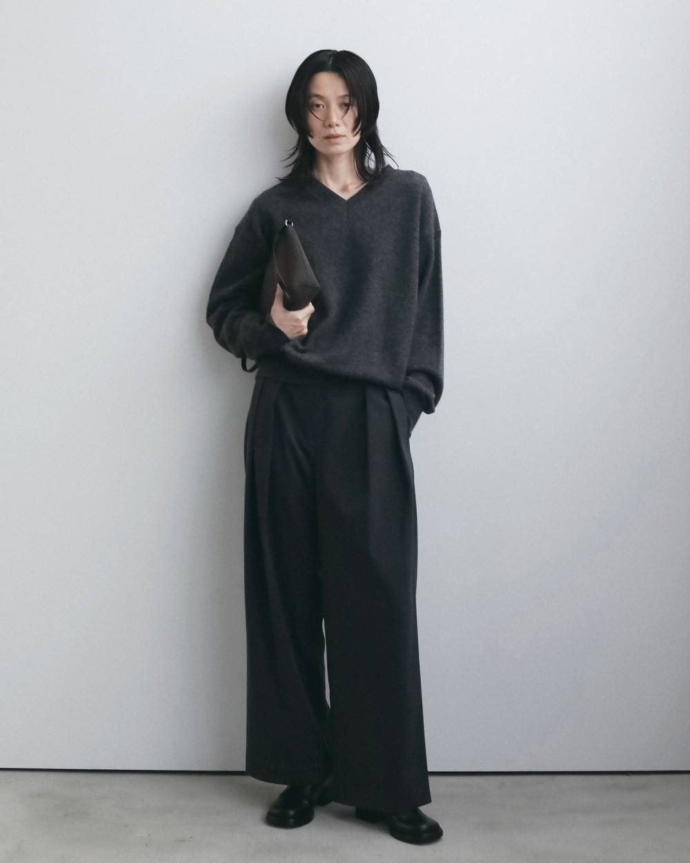 Wool Vneck Knit Wool Vneck Knit,ウール Vネック ニット,62620530,トップス,ニット,ニットトップス,ànuke,アンヌーク,lifes,ライフズ,26fall,26aw