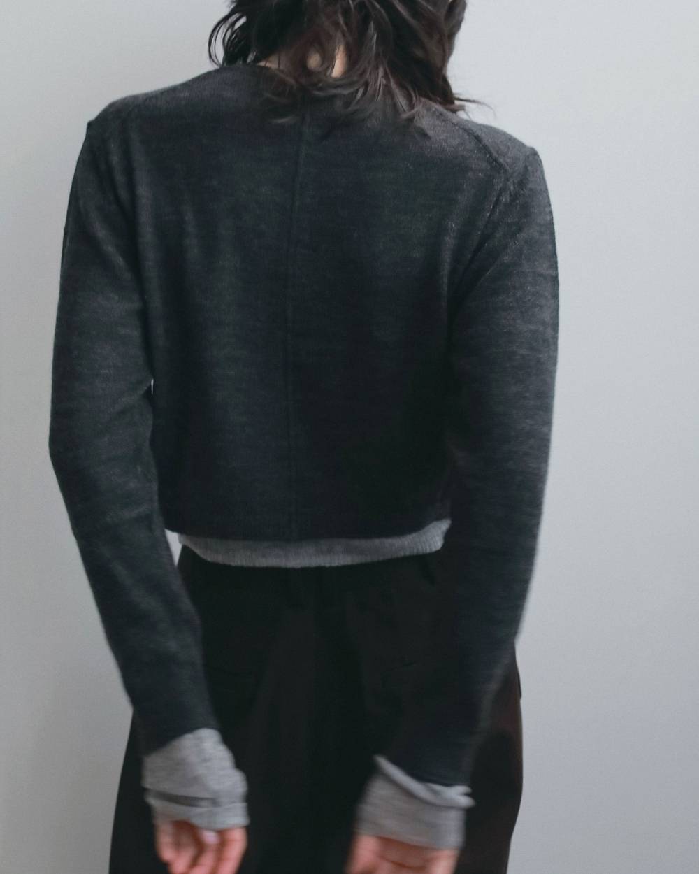 Layered Crewneck Cardigan Layered Crewneck Cardigan,レイヤードクルーネックカーディガン,62620531,カーディガン,カーデ,トップス,ニット,ànuke,アンヌーク,lifes,ライフズ,26fall,26aw