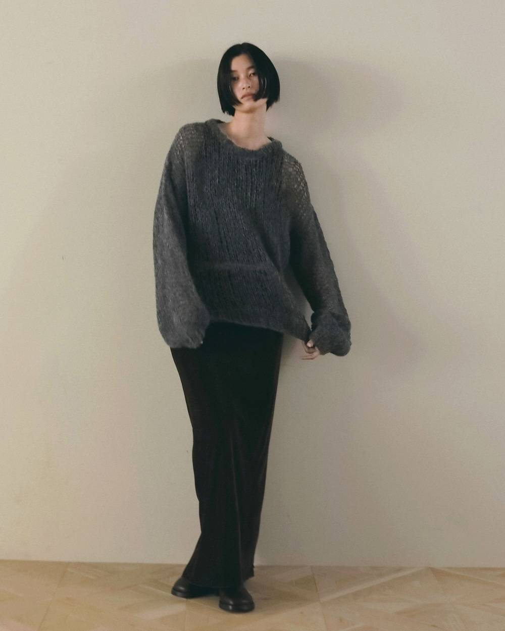 Lowgauge Mohair Knit Lowgauge Mohair Knit,ローゲージ モヘア ニット,62620533,ニット,トップス,モヘアニット,ànuke,アンヌーク,lifes,ライフズ,26fall,26aw