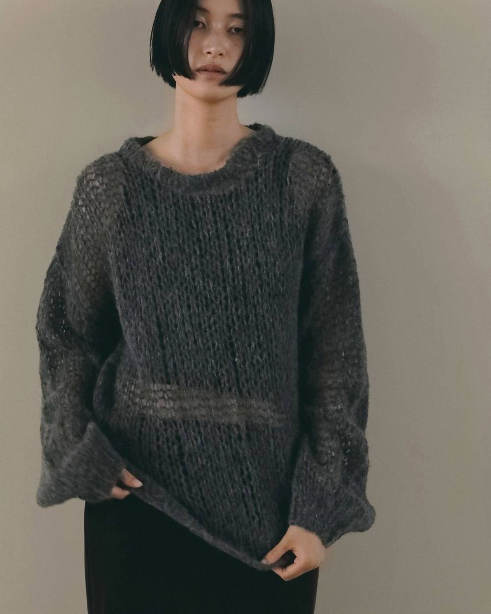 Lowgauge Mohair Knit Lowgauge Mohair Knit,ローゲージ モヘア ニット,62620533,ニット,トップス,モヘアニット,ànuke,アンヌーク,lifes,ライフズ,26fall,26aw