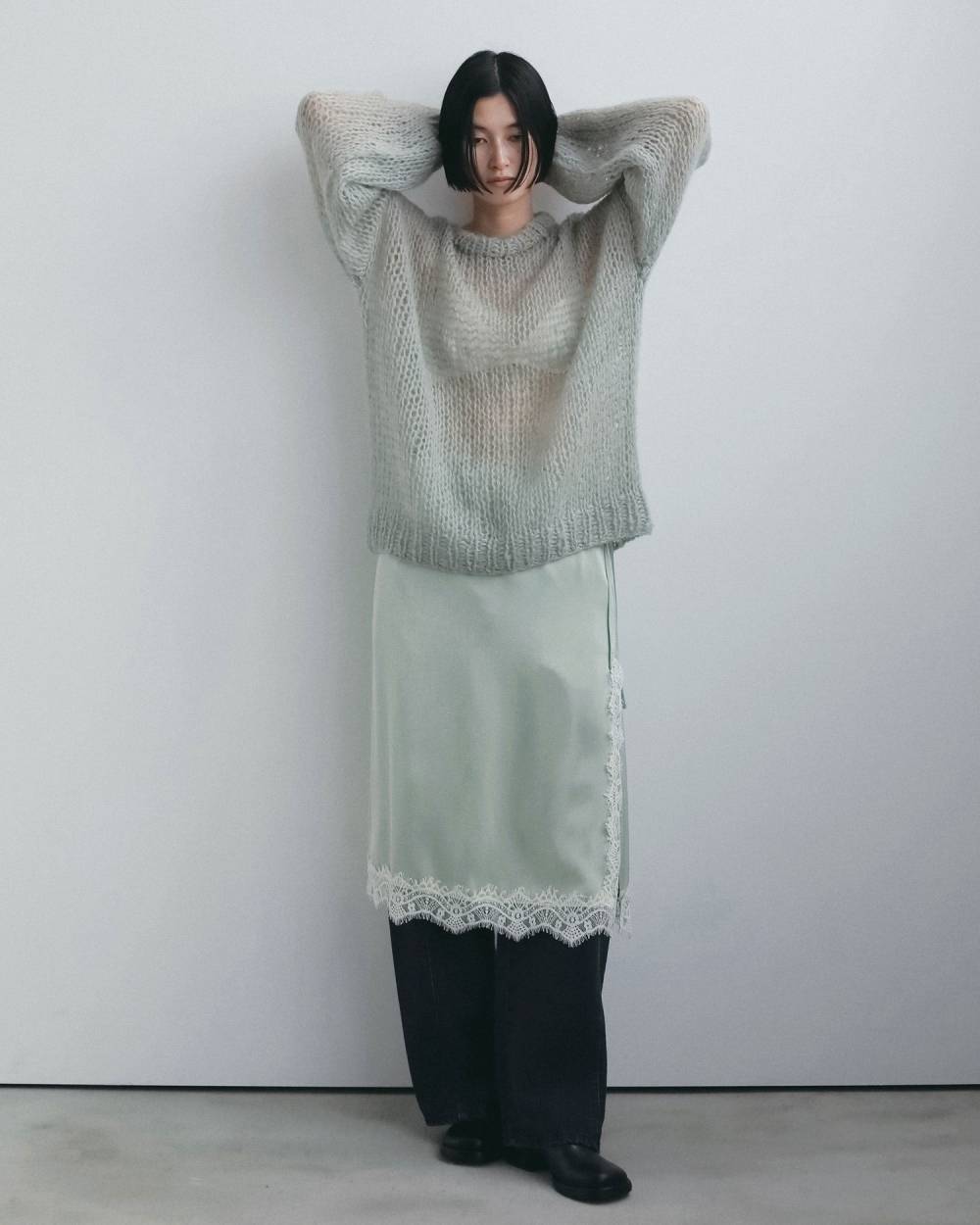 Lowgauge Mohair Knit Lowgauge Mohair Knit,ローゲージ モヘア ニット,62620533,ニット,トップス,モヘアニット,ànuke,アンヌーク,lifes,ライフズ,26fall,26aw