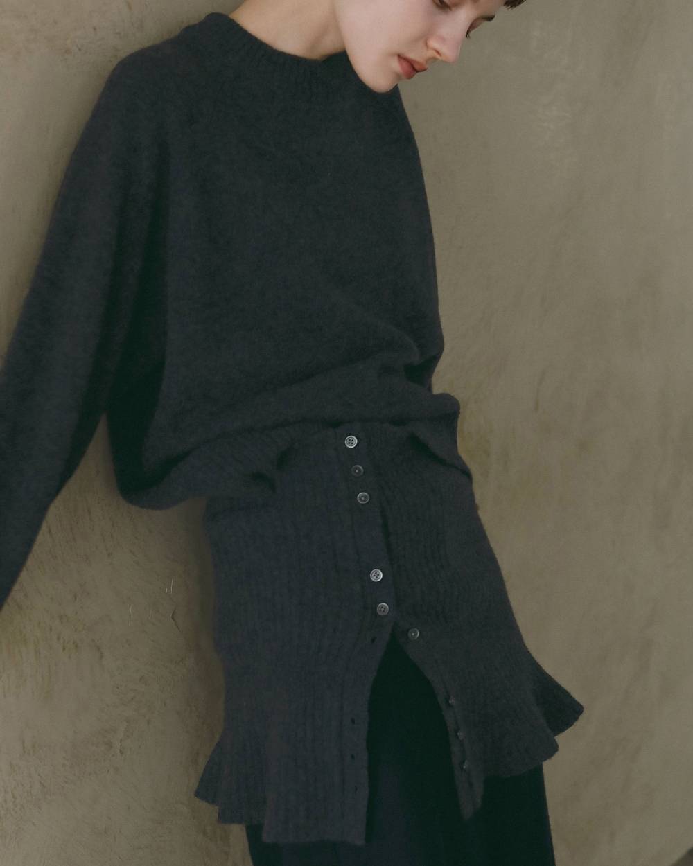 Wool Crewneck Tops Wool Crewneck Tops,ウール クルーネック トップス,62620535,トップス,ニット,ニットトップス,ウール,ànuke,アンヌーク,lifes,ライフズ,26fall,26aw