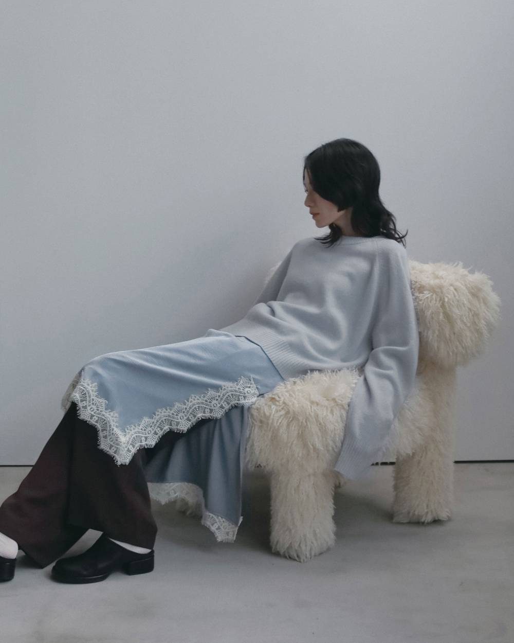 Wool Crewneck Tops Wool Crewneck Tops,ウール クルーネック トップス,62620535,トップス,ニット,ニットトップス,ウール,ànuke,アンヌーク,lifes,ライフズ,26fall,26aw