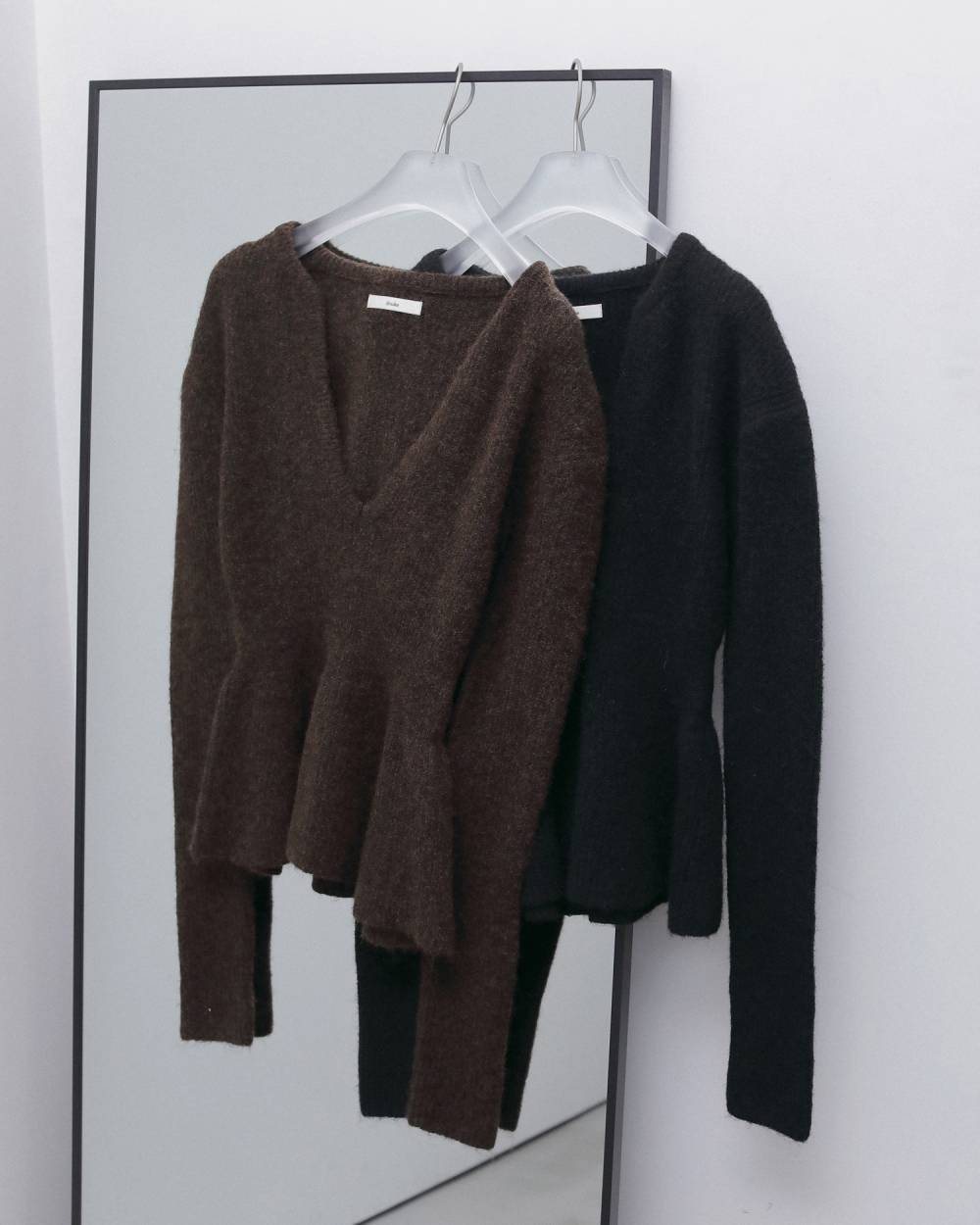 Keyneck Peplum Knit Keyneck Peplum Knit,キーネック ペプラム ニット,62620540,ニット,トップス,ニットトップス,ànuke,アンヌーク,lifes,ライフズ,26fall,26aw