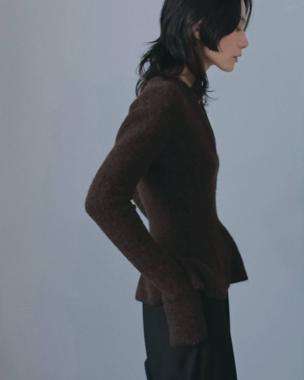 Keyneck Peplum Knit Keyneck Peplum Knit,キーネック ペプラム ニット,62620540,ニット,トップス,ニットトップス,ànuke,アンヌーク,lifes,ライフズ,26fall,26aw
