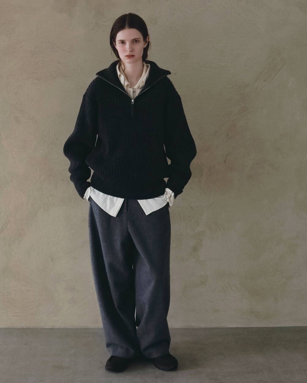 Over Knit Shirts Over Knit Shirts,オーバー ニット シャツ,62620542,シャツ,ニットシャツ,ニット,トップス,オーバーサイズ,ànuke,アンヌーク,lifes,ライフズ,26fall,26aw