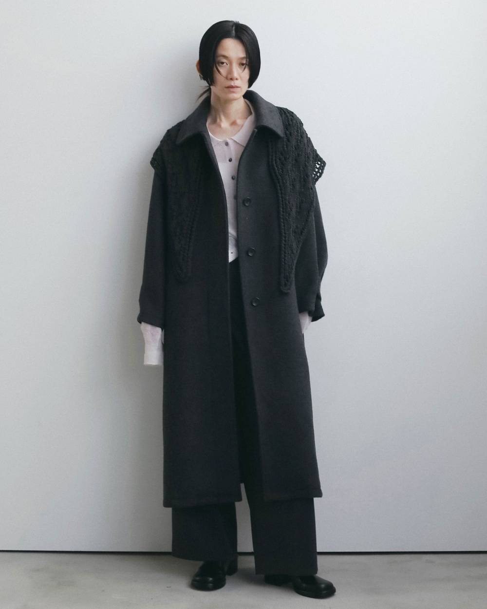 Over Knit Shirts Over Knit Shirts,オーバー ニット シャツ,62620542,シャツ,ニットシャツ,ニット,トップス,オーバーサイズ,ànuke,アンヌーク,lifes,ライフズ,26fall,26aw