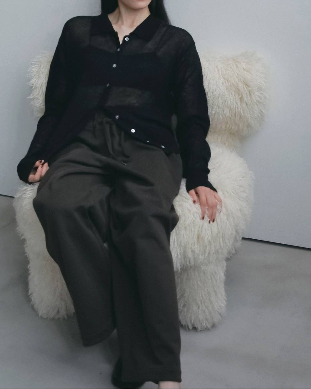 Over Knit Shirts Over Knit Shirts,オーバー ニット シャツ,62620542,シャツ,ニットシャツ,ニット,トップス,オーバーサイズ,ànuke,アンヌーク,lifes,ライフズ,26fall,26aw