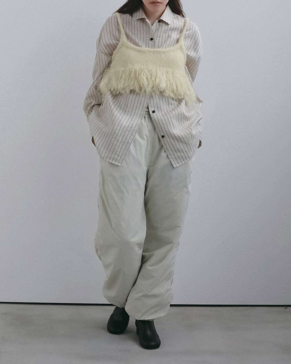 Fringe Bustier Fringe Bustier,フリンジ ビスチェ,62620544,トップス,ビスチェ,ニットビスチェ,ニット,ànuke,アンヌーク,lifes,ライフズ,26fall,26aw