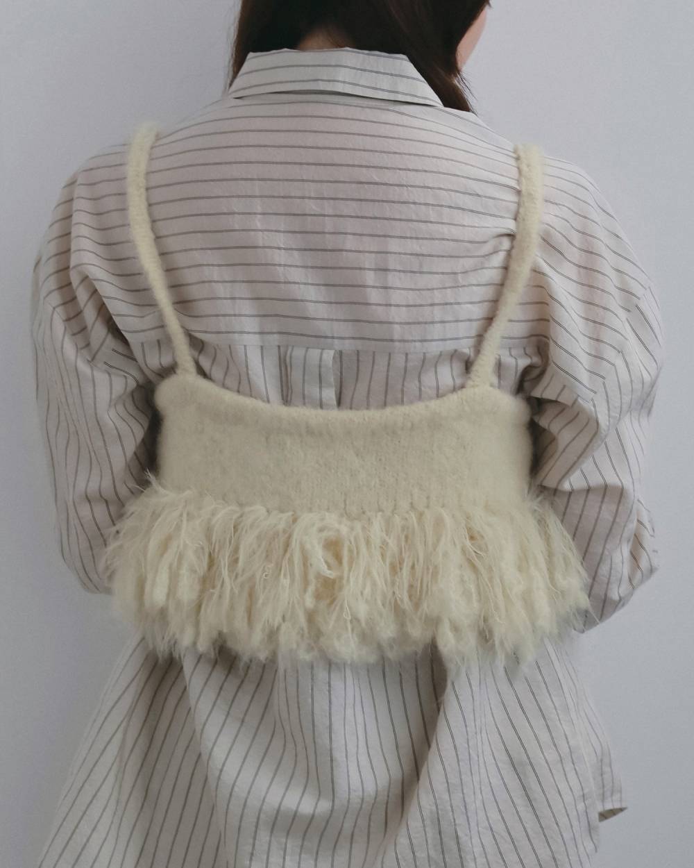 Fringe Bustier Fringe Bustier,フリンジ ビスチェ,62620544,トップス,ビスチェ,ニットビスチェ,ニット,ànuke,アンヌーク,lifes,ライフズ,26fall,26aw