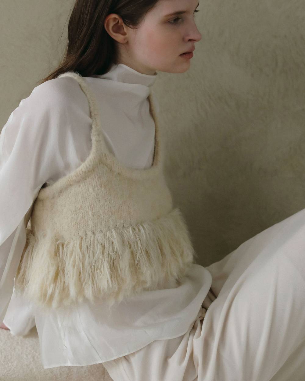 Fringe Bustier Fringe Bustier,フリンジ ビスチェ,62620544,トップス,ビスチェ,ニットビスチェ,ニット,ànuke,アンヌーク,lifes,ライフズ,26fall,26aw