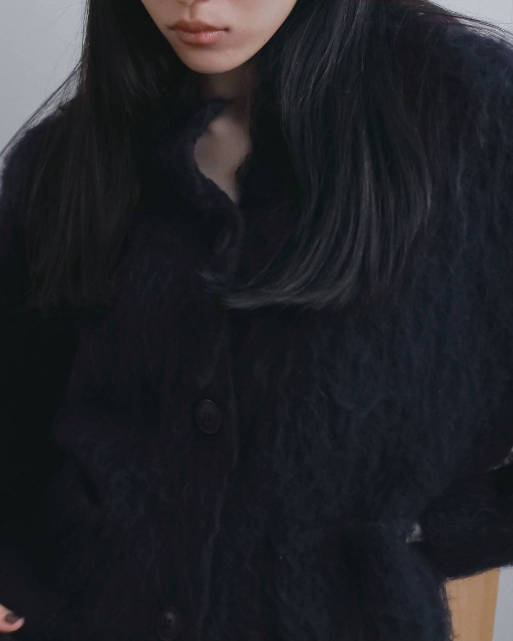 Brushed Knit Jacket Brushed Knit Jacket,ブラッシュド ニット ジャケット,62620545,アウター,ニット,ジャケット,ànuke,アンヌーク,lifes,ライフズ,26fall,26aw