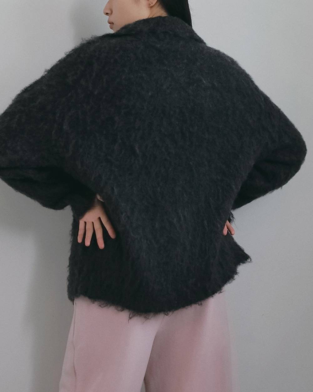 Brushed Knit Jacket Brushed Knit Jacket,ブラッシュド ニット ジャケット,62620545,アウター,ニット,ジャケット,ànuke,アンヌーク,lifes,ライフズ,26fall,26aw