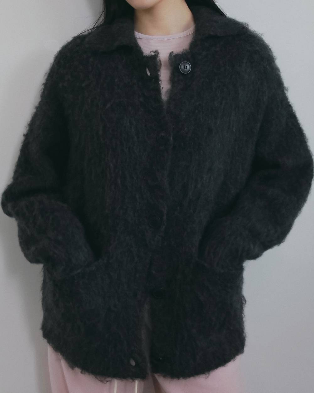 Brushed Knit Jacket Brushed Knit Jacket,ブラッシュド ニット ジャケット,62620545,アウター,ニット,ジャケット,ànuke,アンヌーク,lifes,ライフズ,26fall,26aw