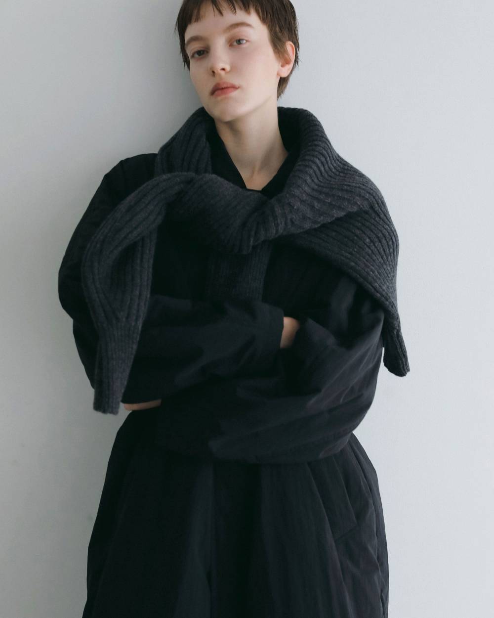 Halfzip Rib Knit Halfzip Rib Knit,ハーフジップ リブニット,62620550,トップス,ニット,ニットトップス,ànuke,アンヌーク,lifes,ライフズ,26fall,26aw