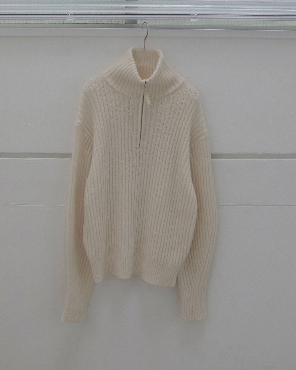Halfzip Rib Knit Halfzip Rib Knit,ハーフジップ リブニット,62620550,トップス,ニット,ニットトップス,ànuke,アンヌーク,lifes,ライフズ,26fall,26aw