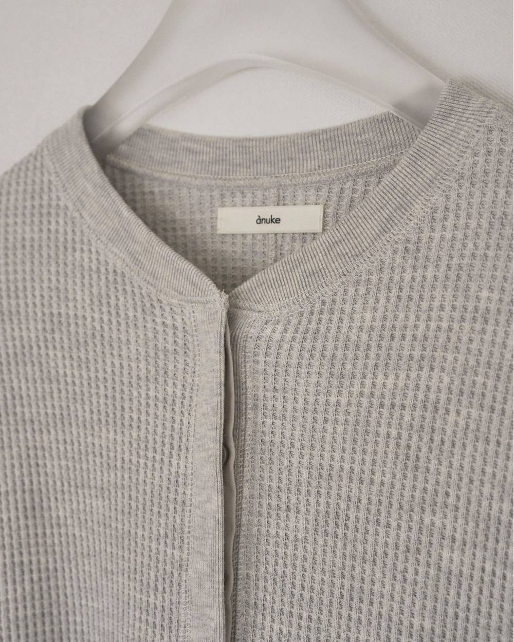 Waffle Loose Henleytops Waffle Loose Henleytops,ワッフル ルーズ ヘンリートップス,62620605,トップス,オーバートップス,ànuke,アンヌーク,lifes,ライフズ,26ss,26fall,26aw