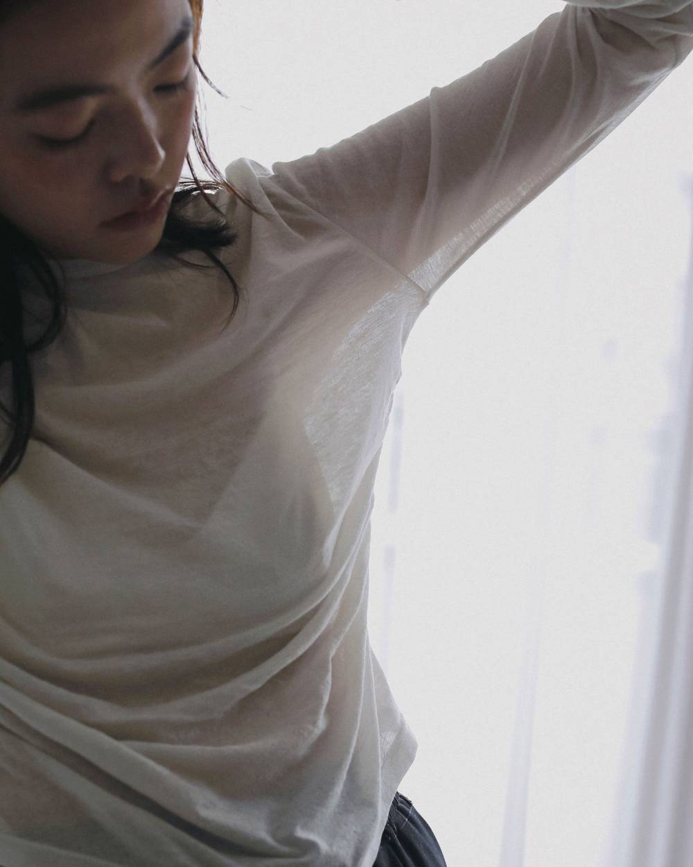 Gather Compact Tops Gather Compact Tops,ギャザー コンパクト トップス,62620608,トップス,薄手,カットソー,ànuke,アンヌーク,lifes,ライフズ,26ss,26fall,26aw