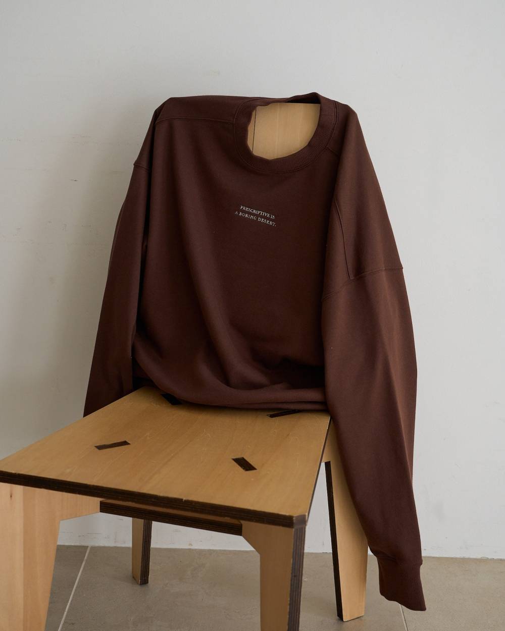 Embroidery Over Sweat Embroidery Over Sweat,エンブロイダリー オーバー スウェット,62620609,トップス,スウェット,ànuke,アンヌーク,lifes,ライフズ,26ss,26fall,26aw