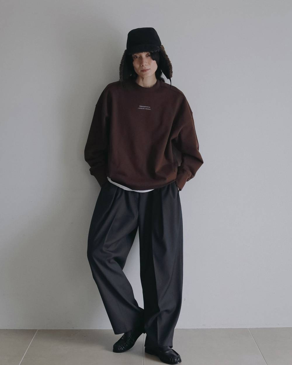 Embroidery Over Sweat Embroidery Over Sweat,エンブロイダリー オーバー スウェット,62620609,トップス,スウェット,ànuke,アンヌーク,lifes,ライフズ,26ss,26fall,26aw