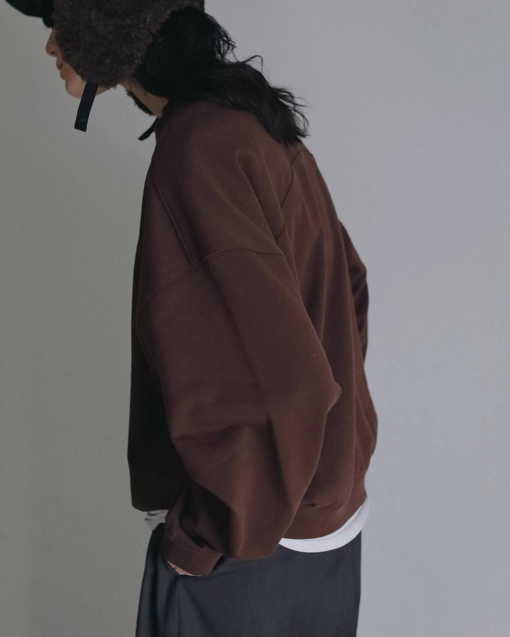 Embroidery Over Sweat Embroidery Over Sweat,エンブロイダリー オーバー スウェット,62620609,トップス,スウェット,ànuke,アンヌーク,lifes,ライフズ,26ss,26fall,26aw
