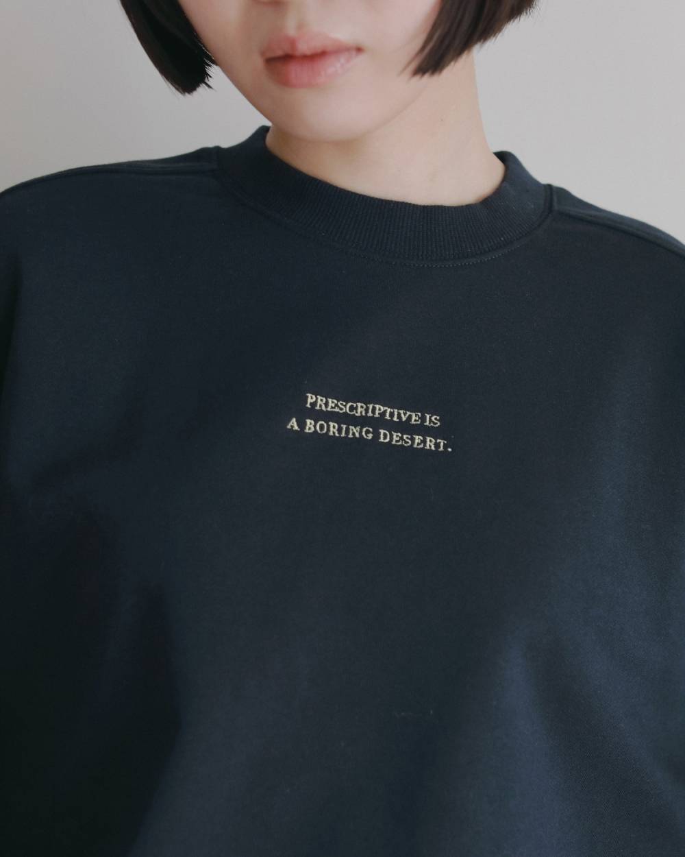 Embroidery Over Sweat Embroidery Over Sweat,エンブロイダリー オーバー スウェット,62620609,トップス,スウェット,ànuke,アンヌーク,lifes,ライフズ,26ss,26fall,26aw