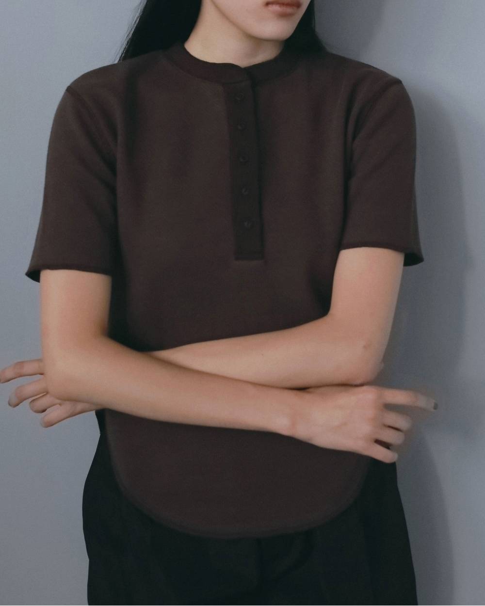 Halfsleeve Henley Tops Halfsleeve Henley Tops,ハーフスリーブ ヘンリー トップス,62620611,トップス,ハーフスリーブ,半袖,カットソー,Tシャツ,ànuke,アンヌーク,lifes,ライフズ,26ss,26fall,26aw